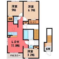 フラワールピナスの物件間取画像